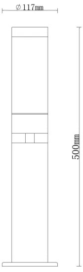 Globo 34071 - Lampă de exterior JAICY 1xE27/15W/230V IP44