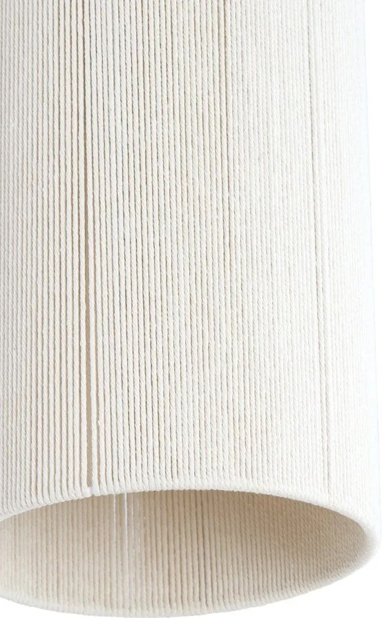 Lustră maro închis cu abajur textil ø 27,5 cm Dania – Light &amp; Living