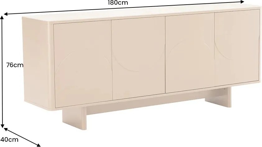 Comoda cu blat ceramic SAVOY 180cm