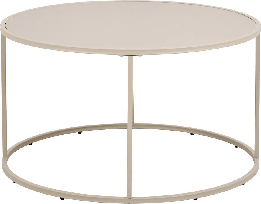 Măsuță de cafea gri rotundă din oțel ø 80 cm Seaford – Actona