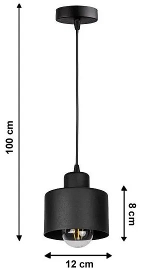 Lustră pe cablu BODO 1xE27/60W/230V