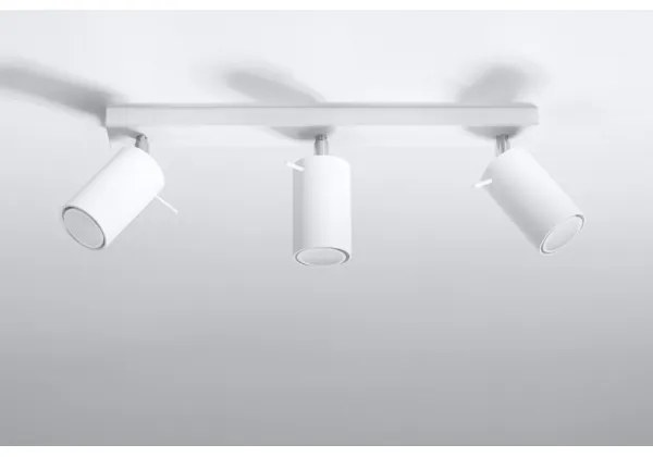 Lampă spot RING 3 3xGU10/40W/230V alb