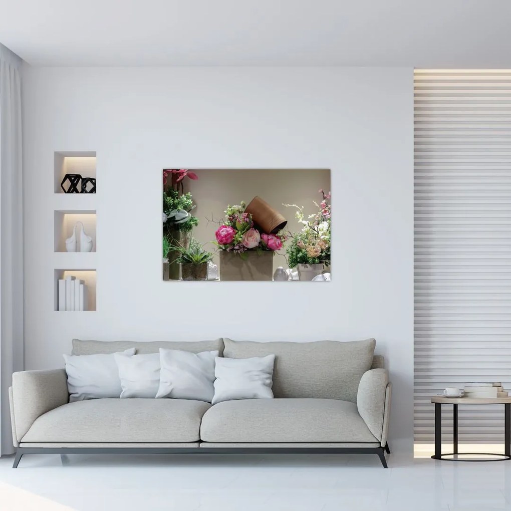 Tablou -Trandafir pentru tine (90x60 cm)