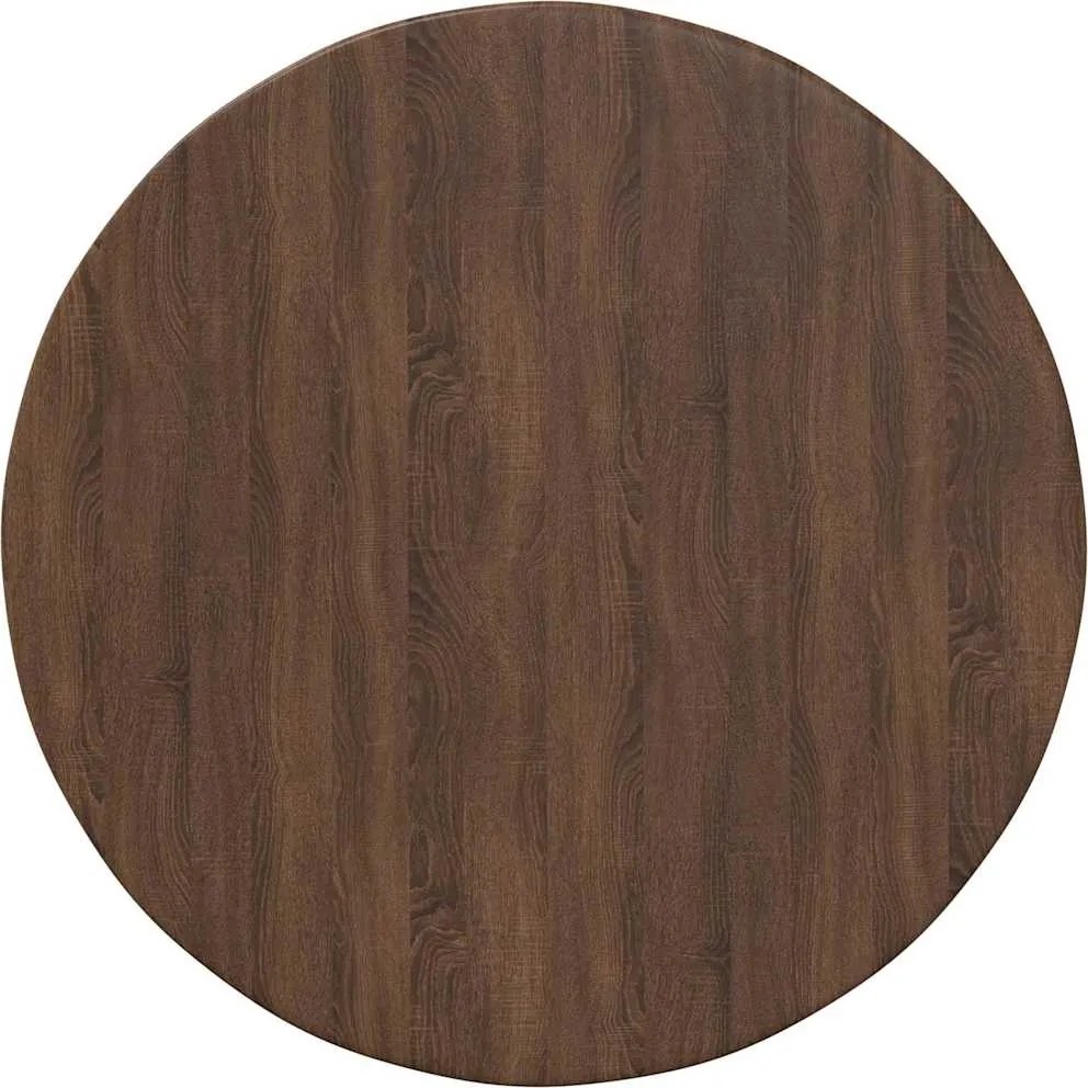 vidaXL Placă de masă Stejar brun 50 x 50 x 1,5 cm Lemn compozit