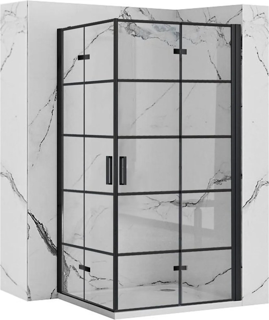 Cabina dus Rea Molier Black Double 90x100