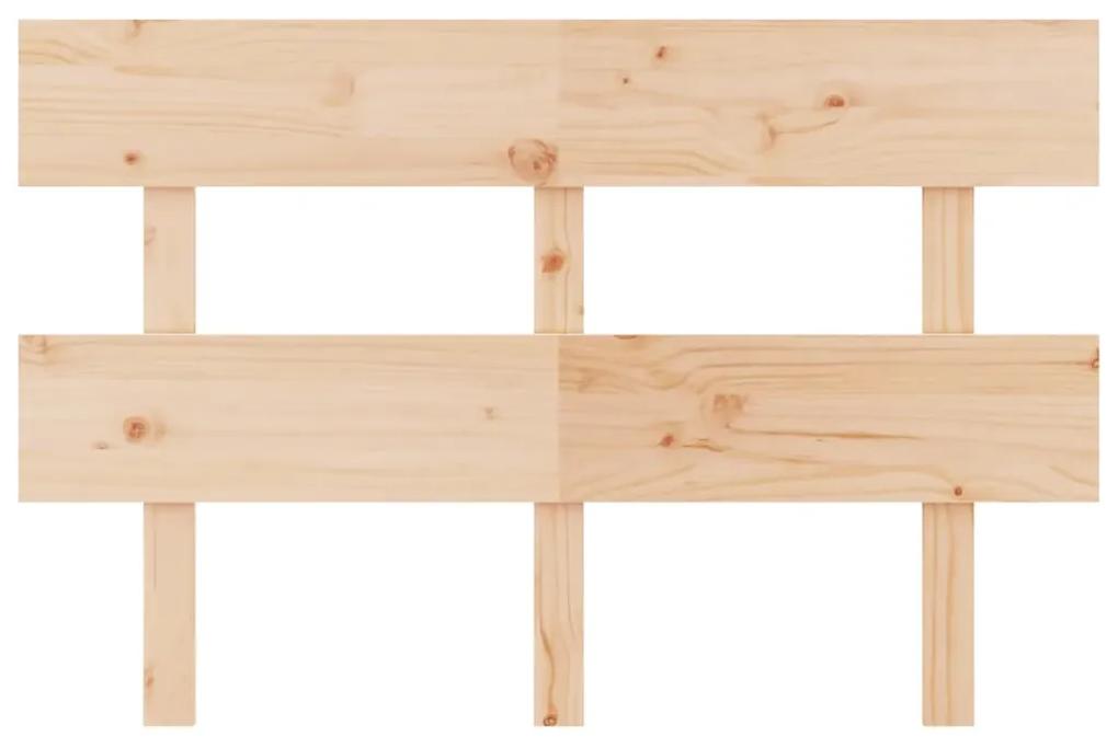 Tablie de pat, 138x3x81 cm, lemn masiv de pin 1, Maro, 138 x 3 x 81 cm