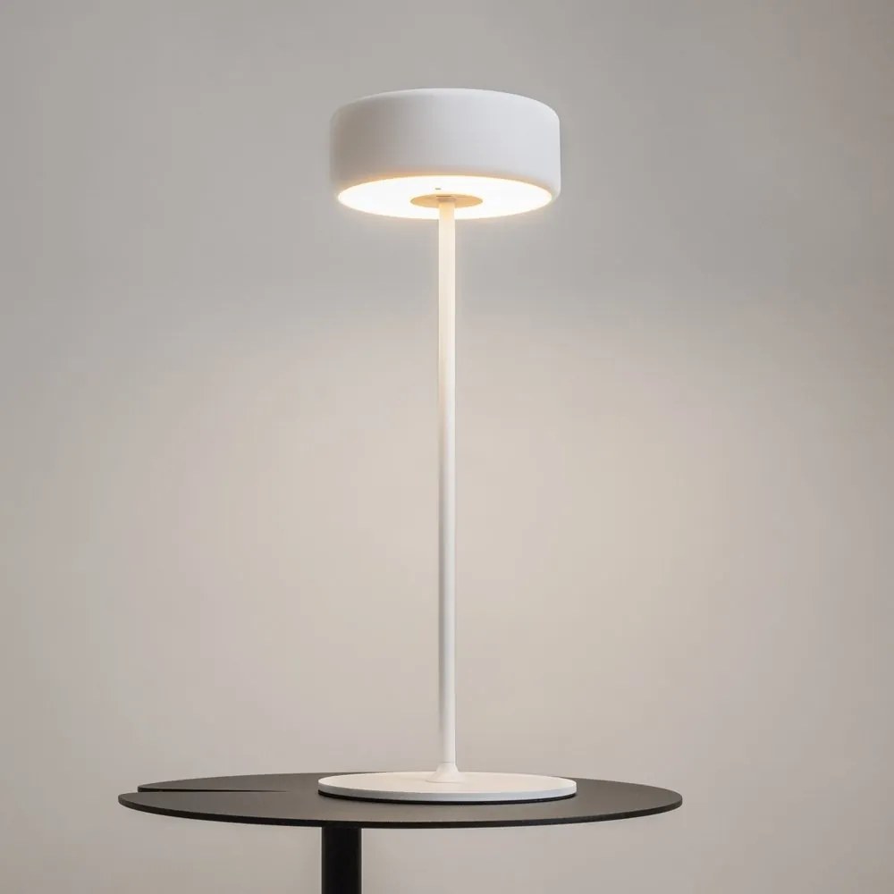Lampa portabila cu baterii AI design alb