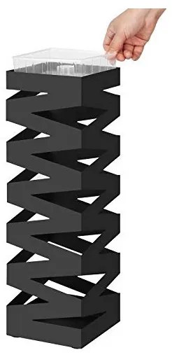 Suport pentru umbrele, Songmics, Negru, 15.5 x 15.5 x 49 cm, LUC16B