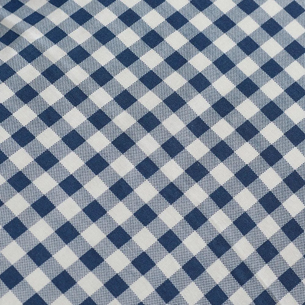 Lenjerie de pat albastru-închis pentru pat dublu/extinsă cu 3 piese 230x220 cm Bamford Gingham Check – Catherine Lansfield