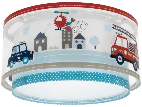Plafonieră pentru copii POLICE 2xE27/60W/230V Dalber 60616