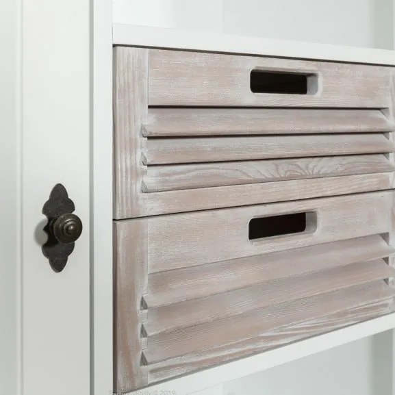 Set Living Cortina Alb Si Miere, 320 Cm