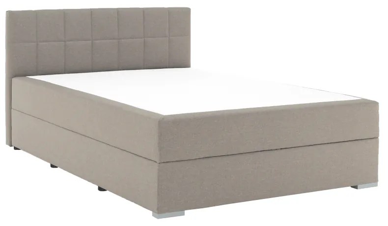Pat tip BOXSPRING 120x200, taupe gri-maro, FERATA TV KOMFORT