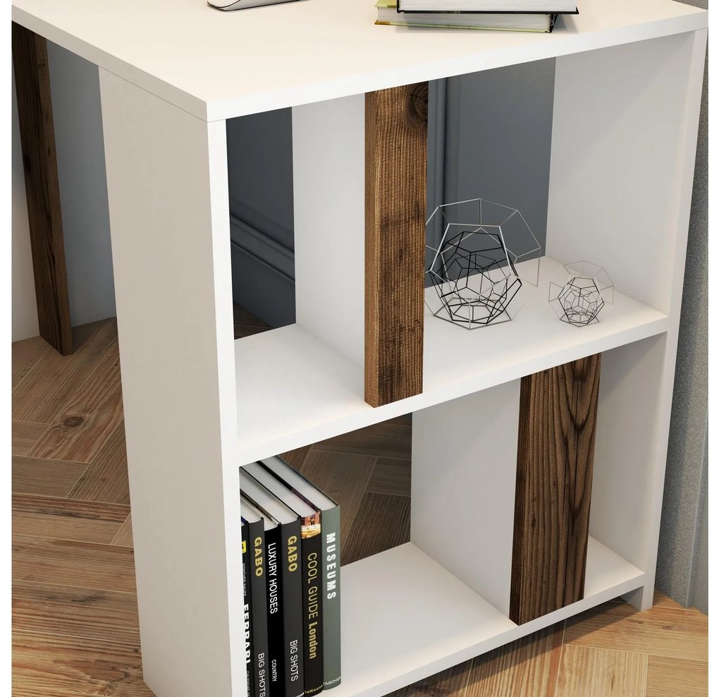 Masă PC Limba (Alb + Nuc). 1088795