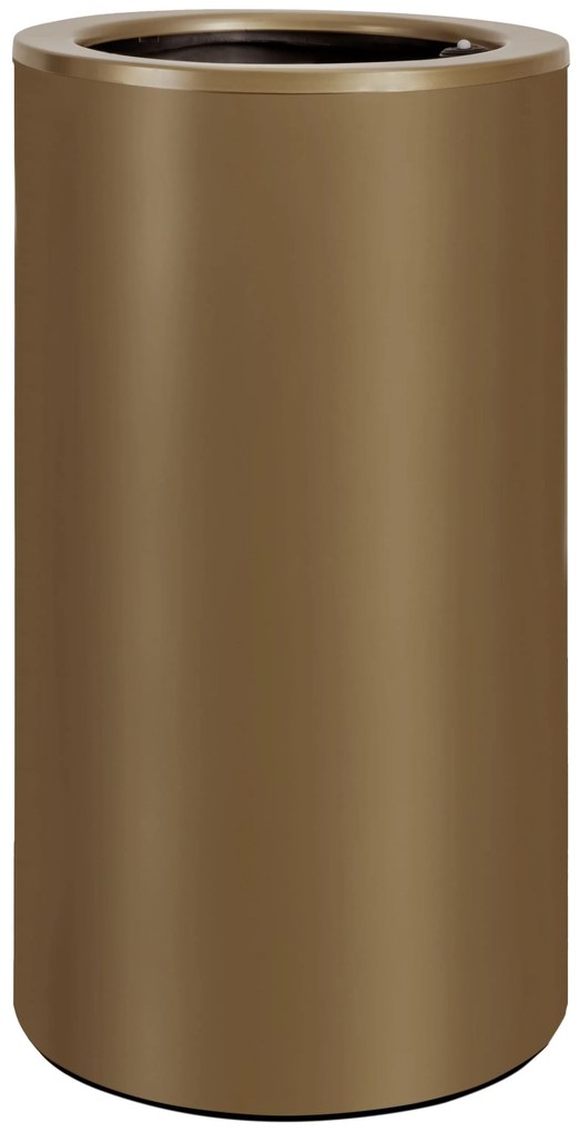 Ghiveci cilindric cu auto-irrigare KAVA, diferente variante - Hobby Flower Dimensiuni: Ø 35 x 75, Culoare: bronz