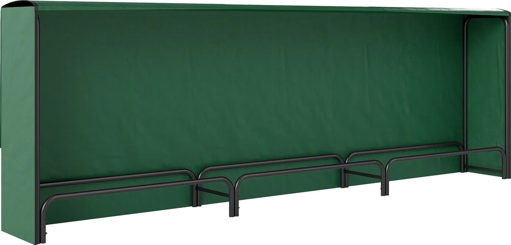 Outsunny Suport Lemne de 1m³ Reglabil cu Acoperire Impermeabilă 300x36x99 cm | Aosom Romania