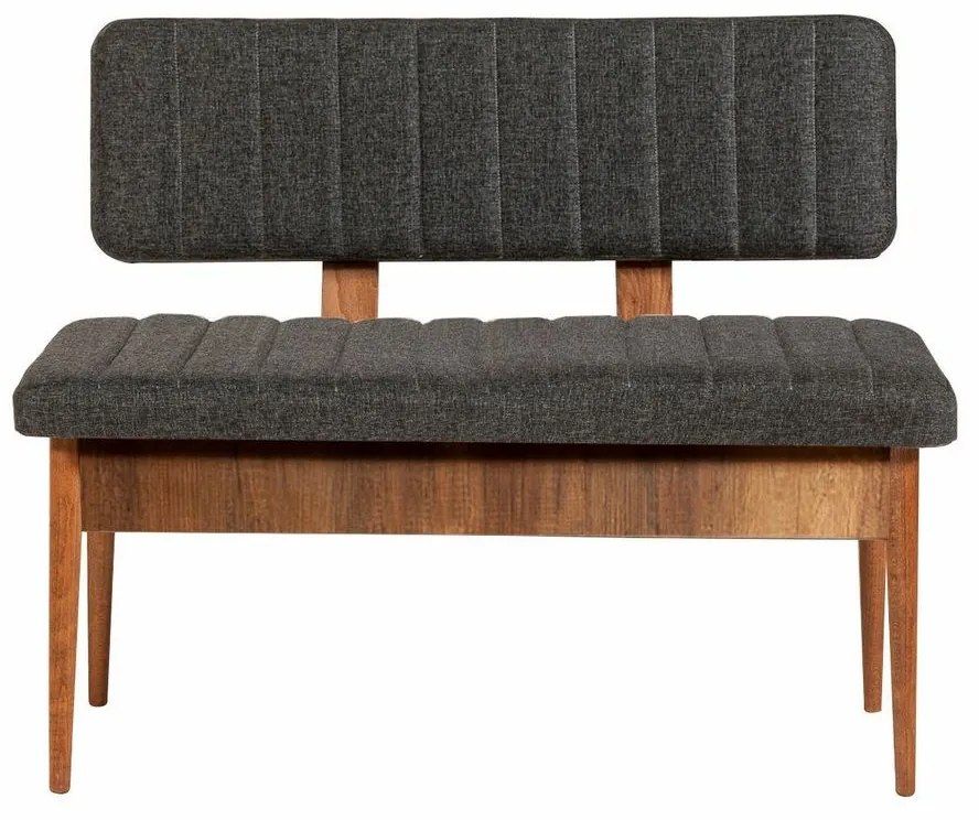 Bancă Vina Anthracite and Walnut