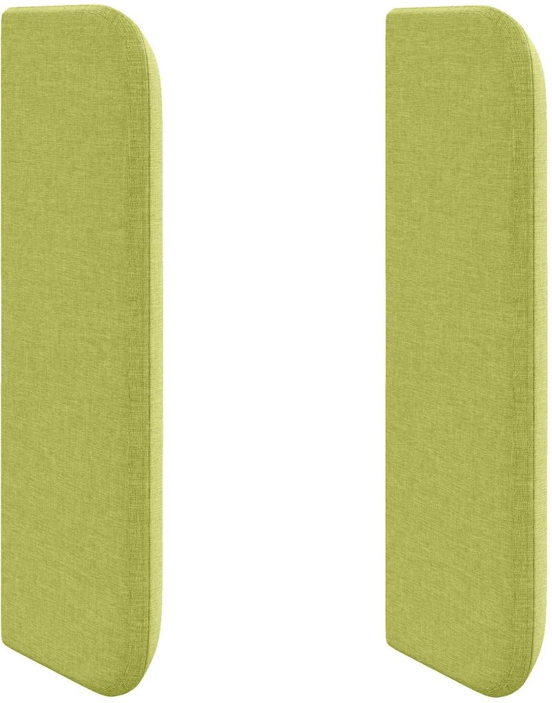 vidaXL Ureche pentru Tăblie Verde 40,5 x 40,5 x 4 cm țesătură