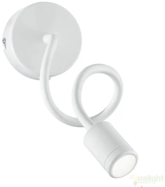 Aplica de perete cu brat flexibil, finisaj alb, LED FOCUS AP1 097183