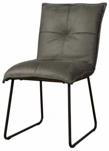 Scaun piele artificiala Seda gri