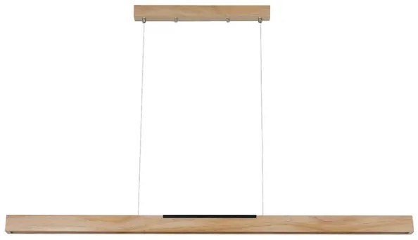 Lustră LED pe cablu LED/22W/230V 4000K 120 cm pin/lemn masiv