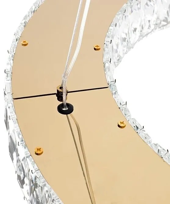 Lustra suspendata LED Florens 80 auriu