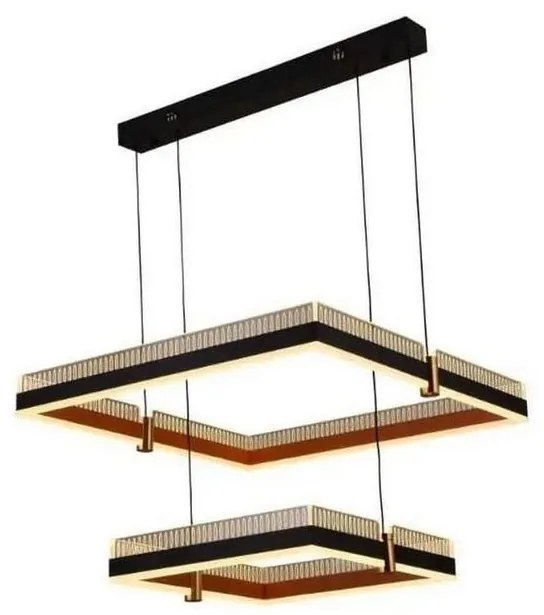 Lustră LED dimabilă pe cablu LED/50W/230V 3000-6500K + telecomandă