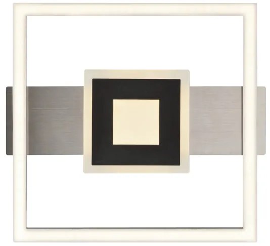 Brilliant BALDO plafonieră LED dimabilă 18W/230V neagră