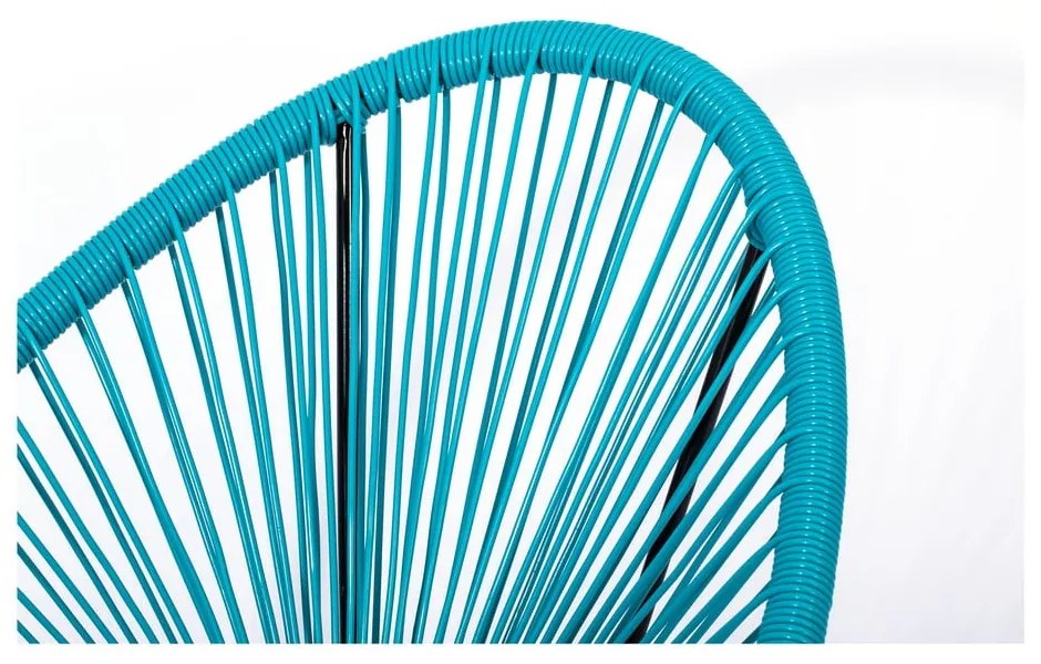 Fotoliu împletit de grădină Le Bonom Avocado, albastru