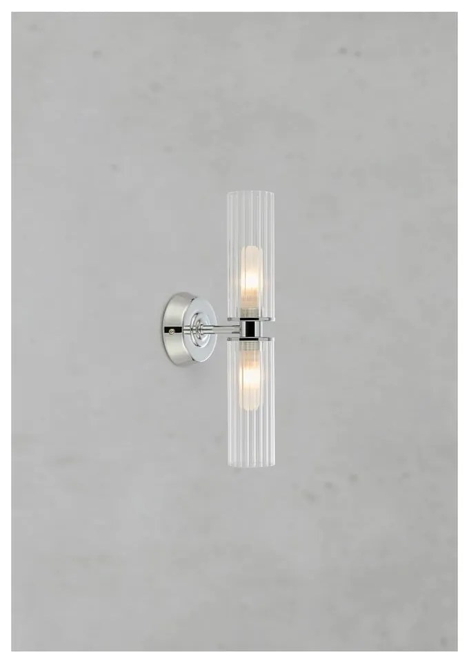 Aplică de perete argintie Rimini – Markslöjd