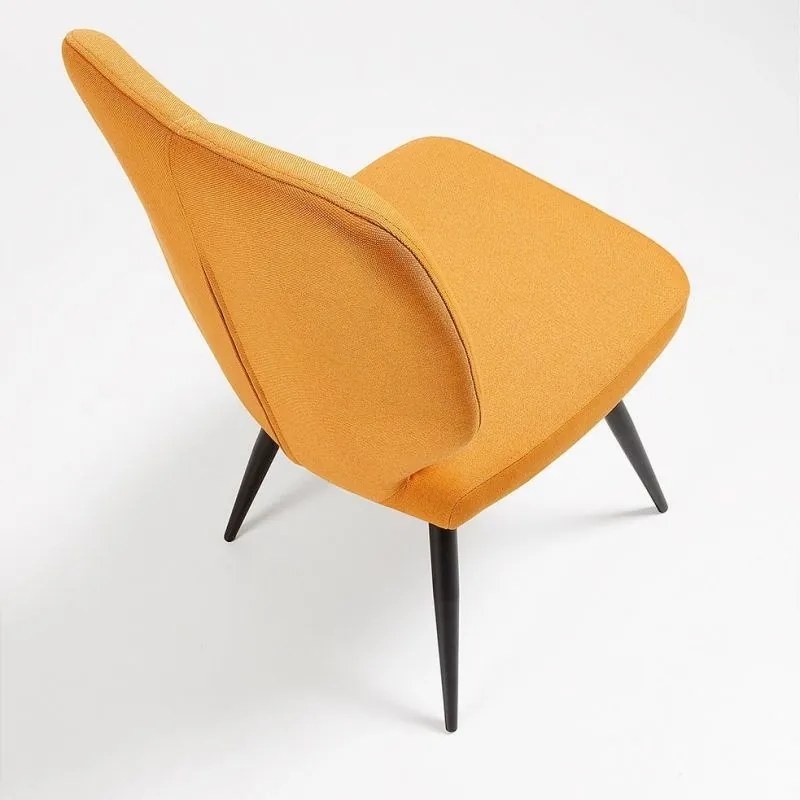 Scaun tapitat TINA portocaliu C773J13 JG