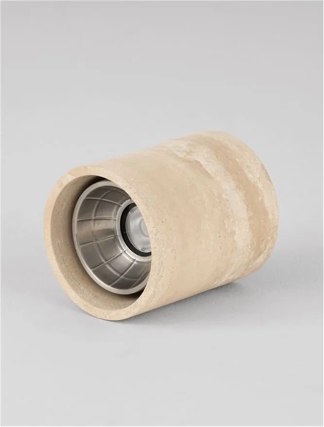 Spot LED aplicat pentru exterior din travertin IP65 Balma