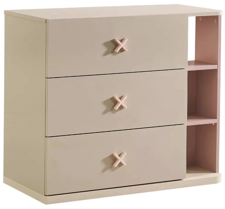 Comoda pentru copii cu 3 sertare ,   Design modern, colectia Nordic