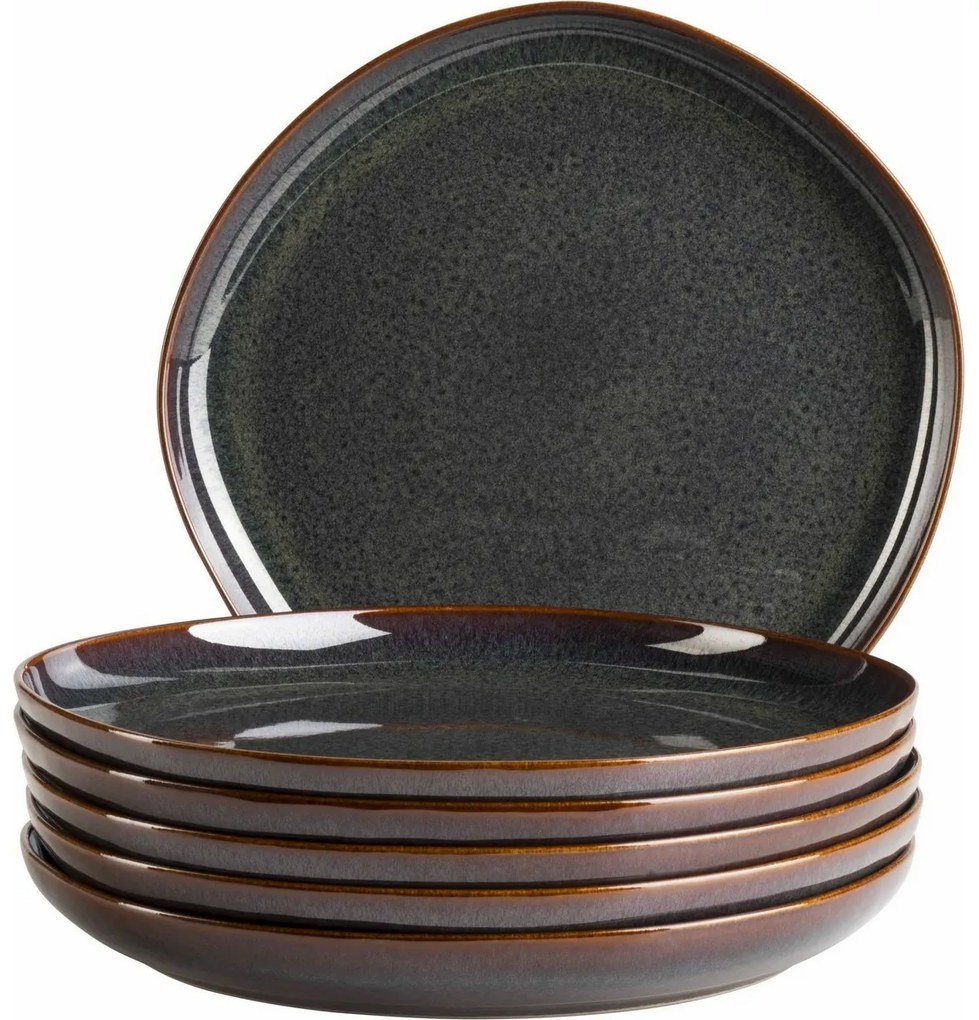 Set de farfurii plate Mäser Cordelia Tropical 27cm, 6 bucăți