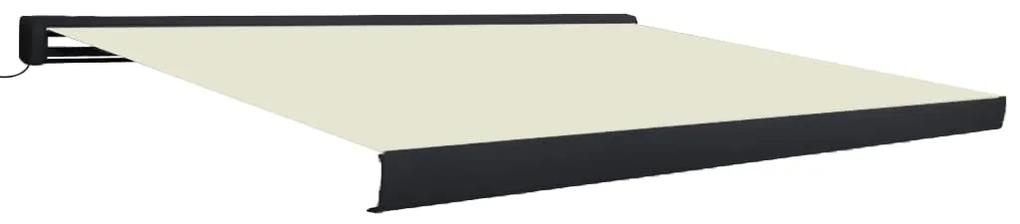 Copertina motorizata tip caseta, crem, 350 x 250 cm cream (grey frame), 350 x 250 cm