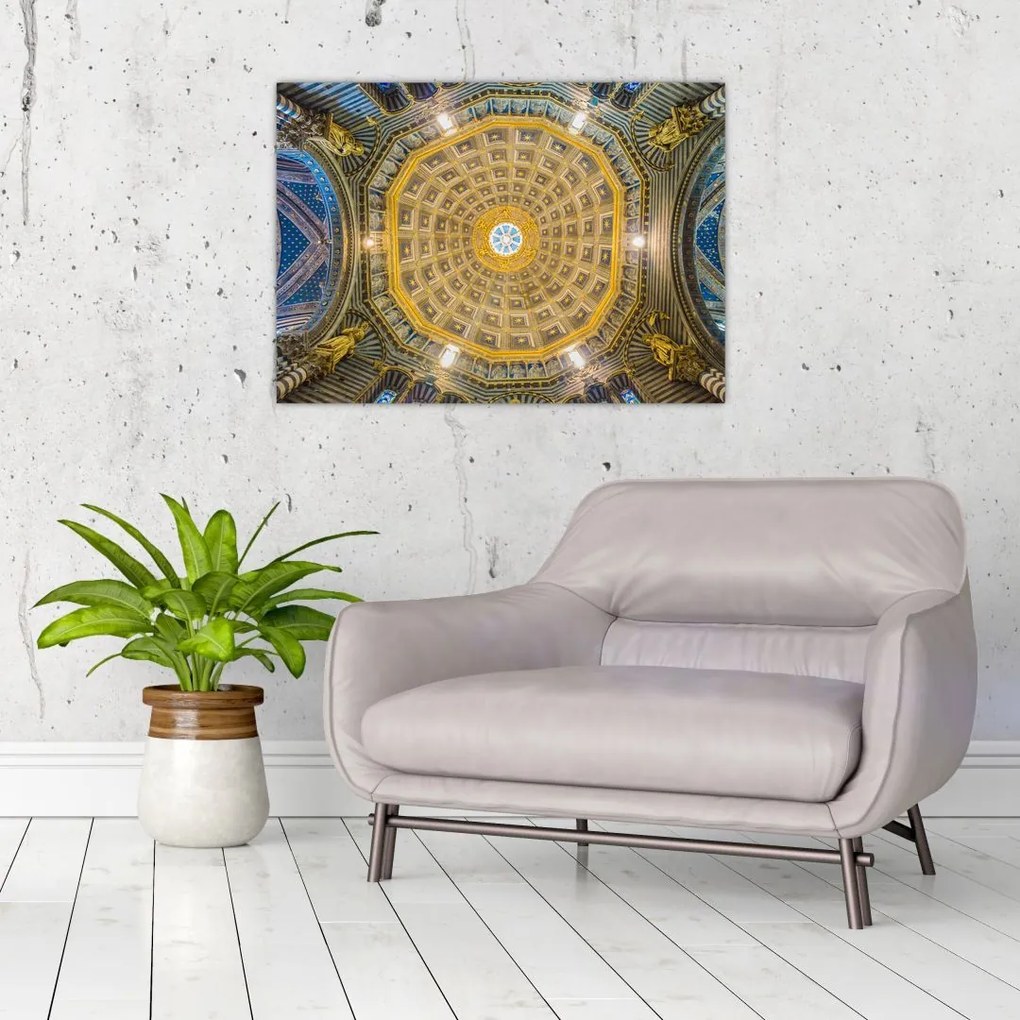 Tablou cu tavanul bisericii Siena (70x50 cm)