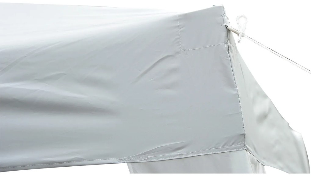 Outsunny Gazebo Pop-Up Impermeabil, Alb, 2.4x2.4 m, Ușor de Montat, Ideal pentru Petreceri și Evenimente în Aer Liber | Aosom Romania
