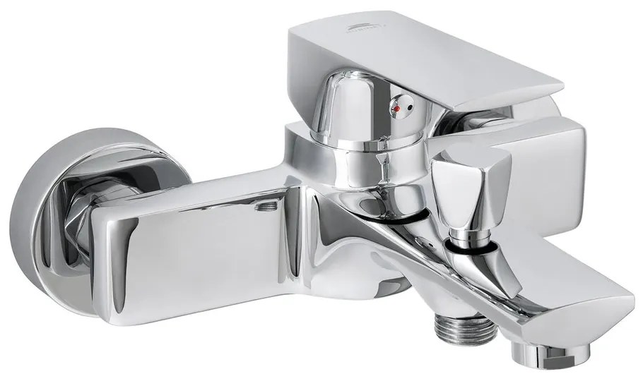 Baterie cada-dus Rubineta Modena monocomanda finisaj crom lucios