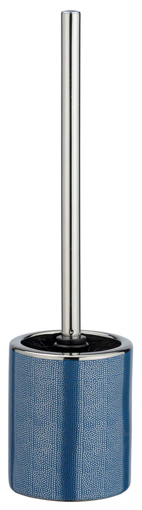 Perie WC cu suport NURIA, Albastru, 39x9,5 cm, WENKO
