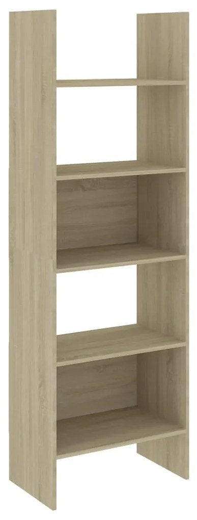 803410 vidaXL Bibliotecă, stejar sonoma, 60x35x180 cm, lemn prelucrat