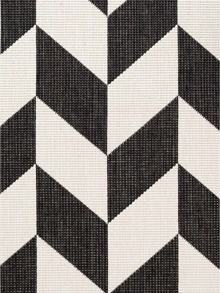 Covor pentru exterior și interior negru/crem 120x170 cm Haringey Terrick – Ted Baker