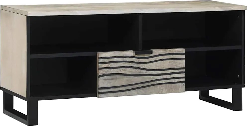 vidaXL Unități TV cu sertar Alb 105 x 33 x 46 cm Lemn compozit