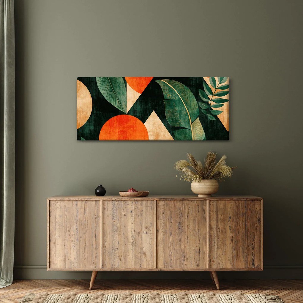 Tablou - Motive naturale geometrice II. (120x50 cm)