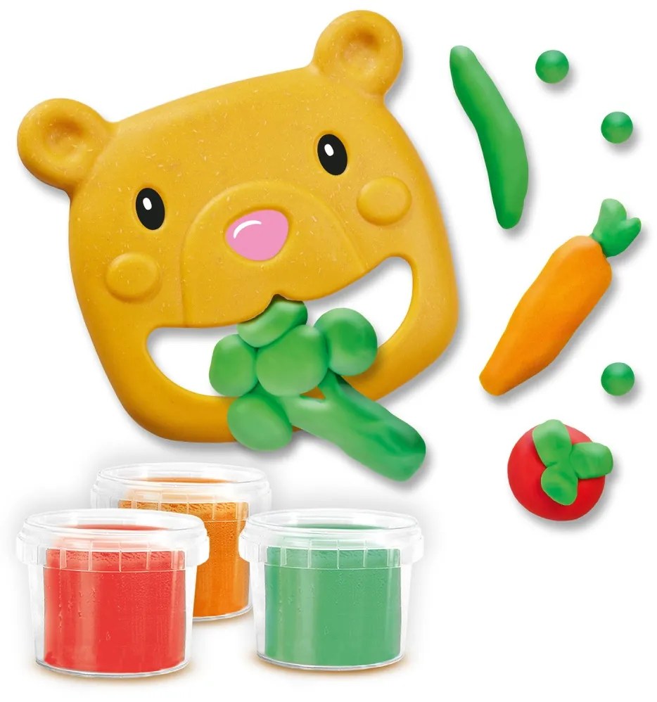 My first - Set creativ cu plastilina Hraneste Ursuletul