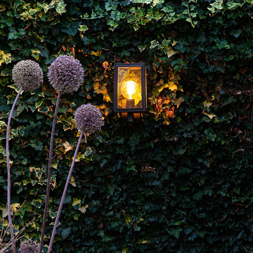 Lampă de perete industrială gri IP44 - Sutton Up