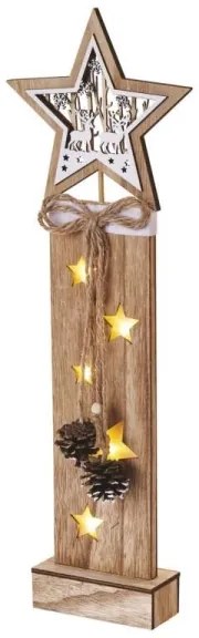 Decorațiune LED de Crăciun 5xLED/2xAA stea