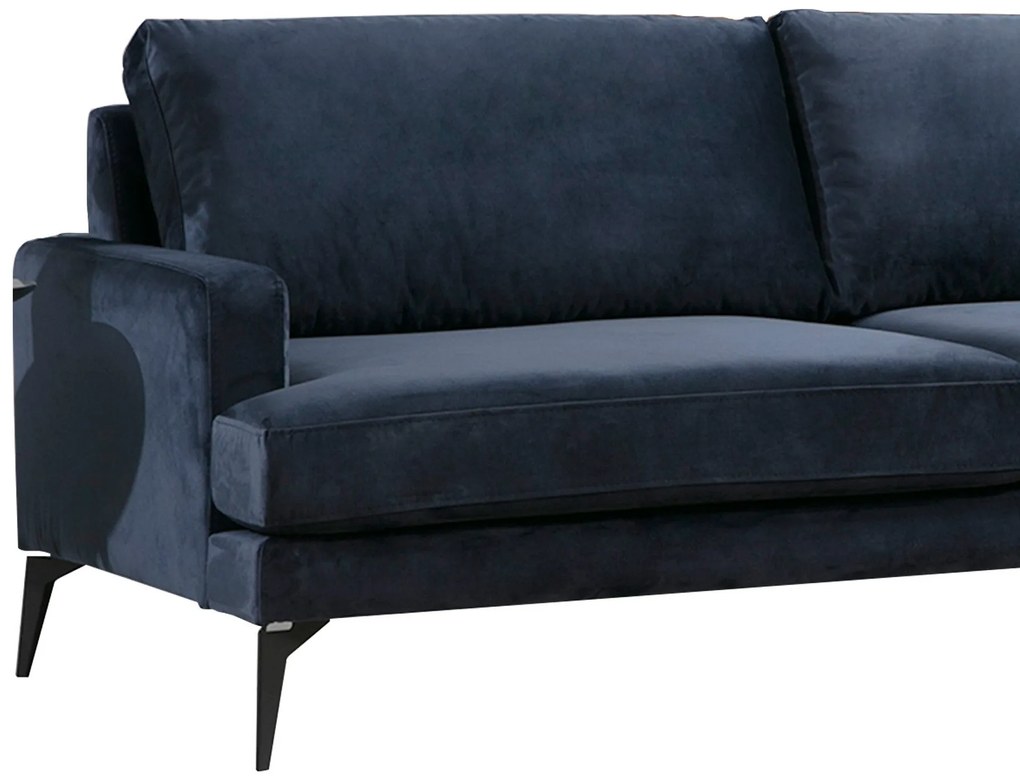 Canapea de colț Papira Corner Right (L3+Chl) - Navy Blue