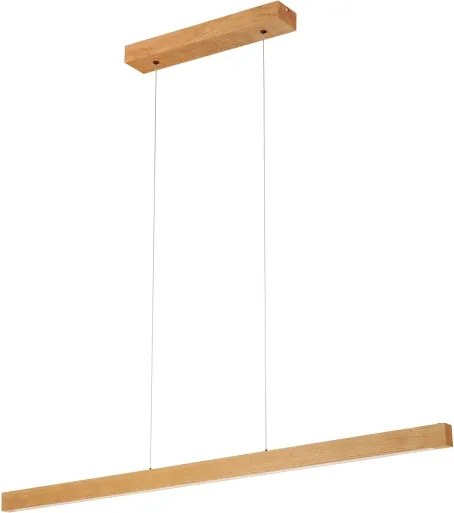 Lampă suspendată LED pe cablu VERDE LED/18W/230V 3000K 106 cm stejar