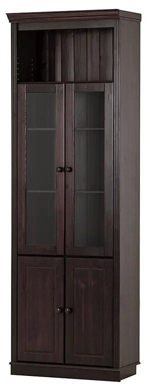 Vitrină maro din lemn de pin 74x223 cm Anita – Støraa