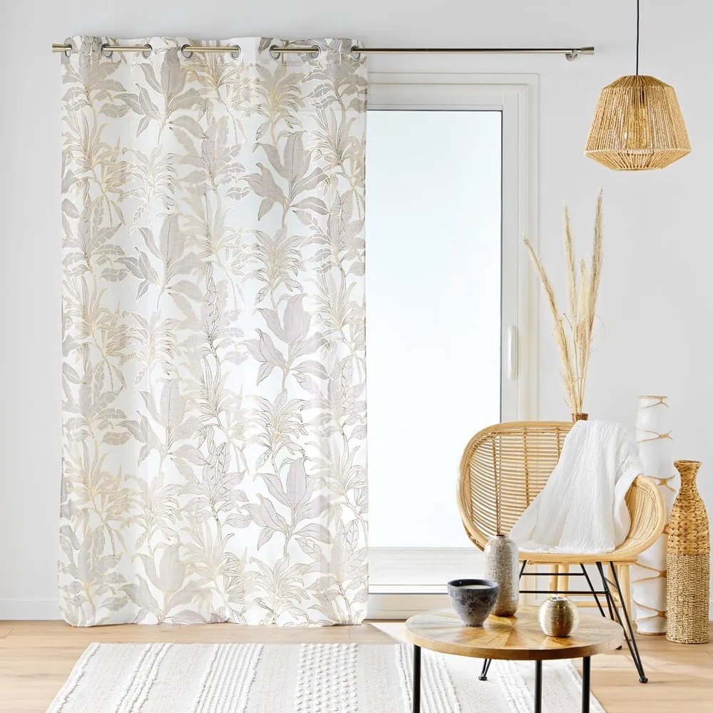 Perdea bej/aurie 135x240 cm Vayana – douceur d'intérieur