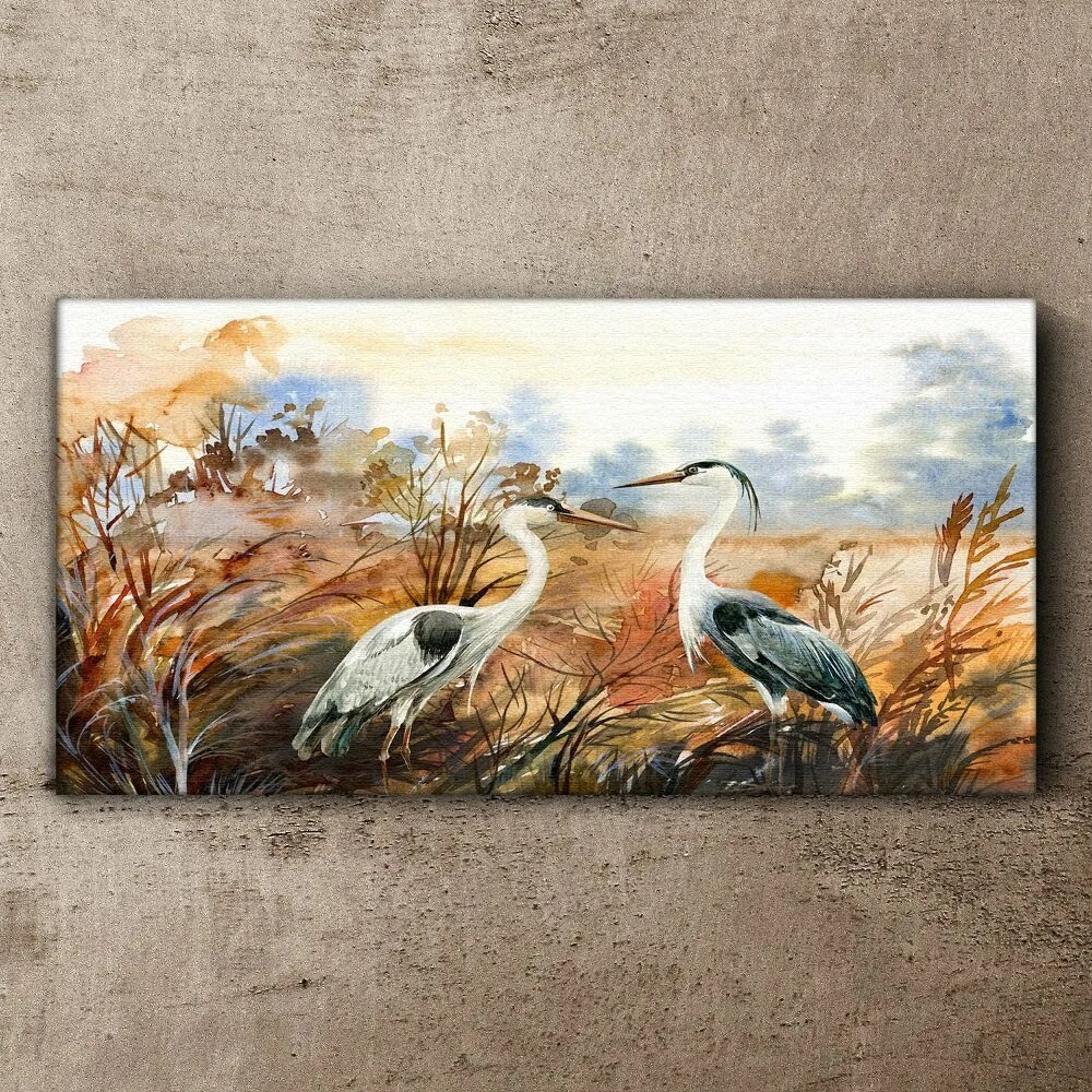 Tablou canvas Păsări animale abstracte